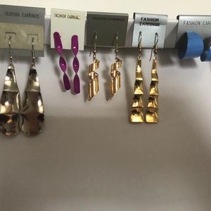 Beautiful earrings all 5